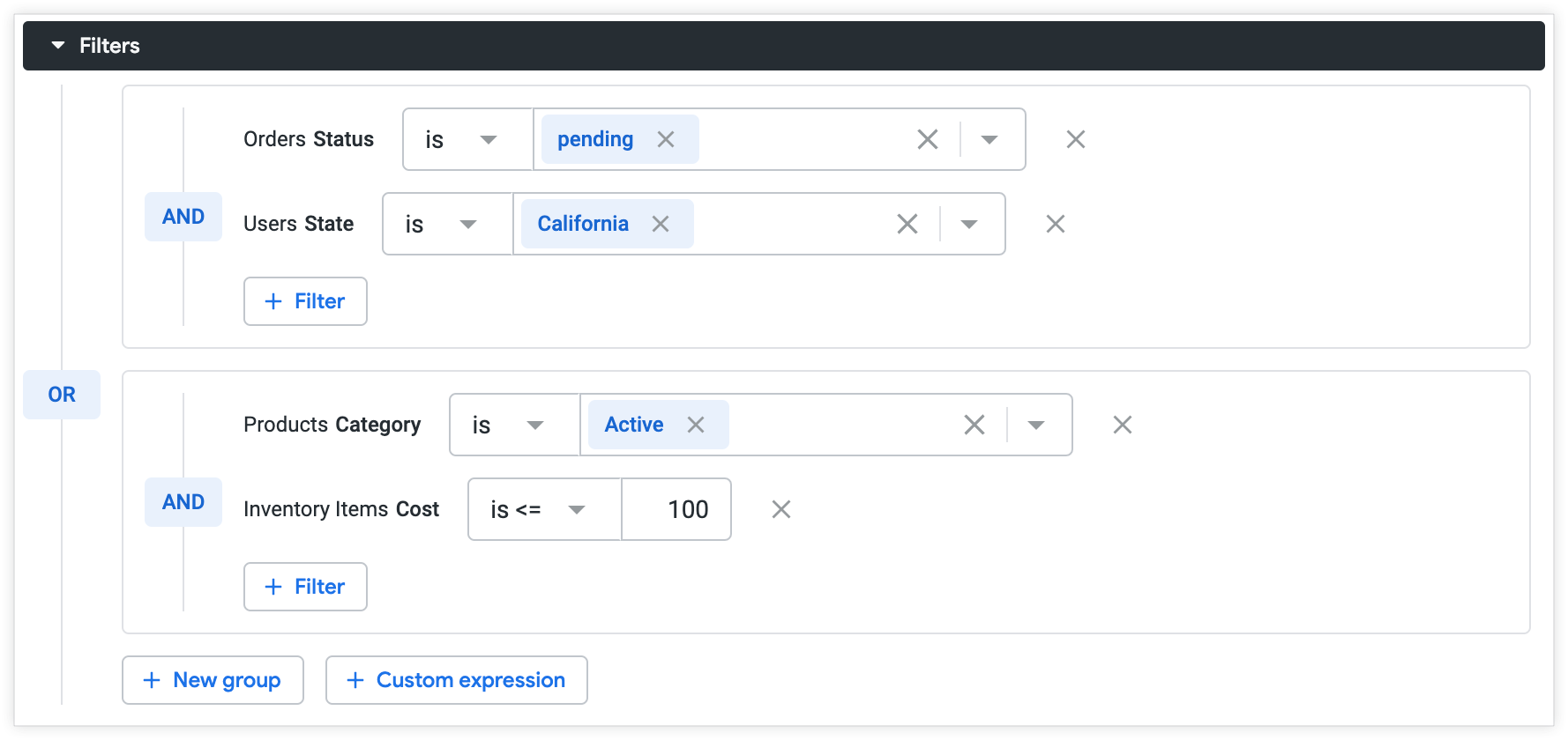Looker Studio dashboards and filters