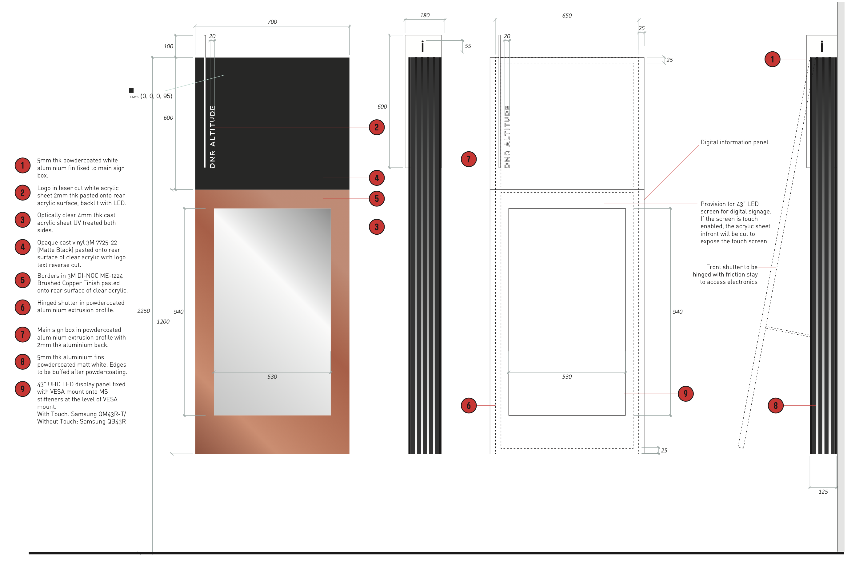 Product design — digital signs