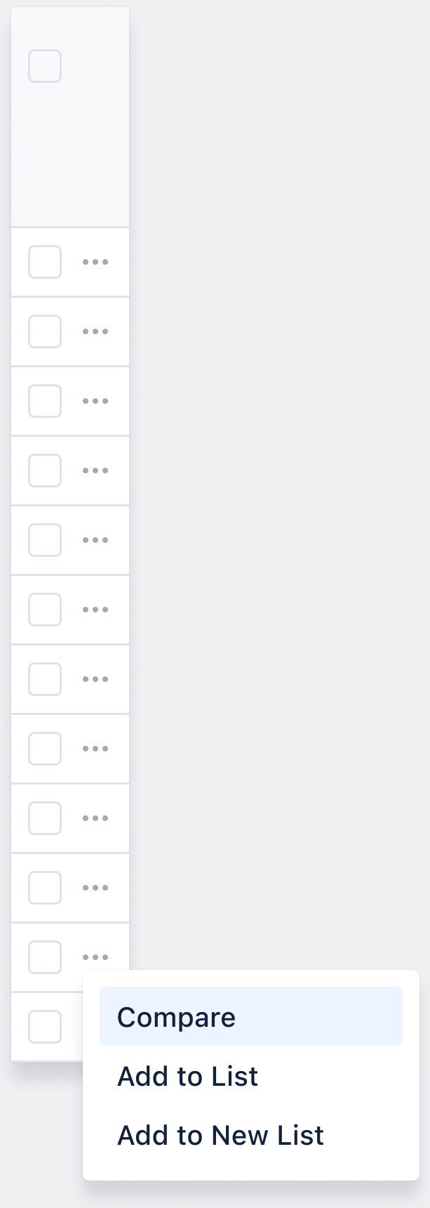 Actions column