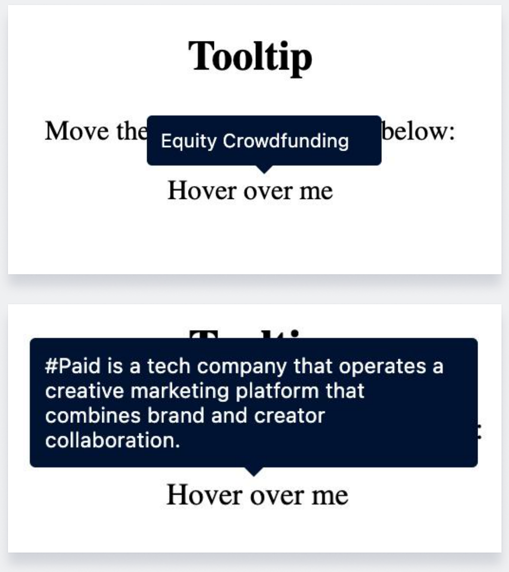 CSS tooltips